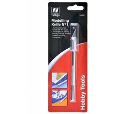 Нож для моделирования VALLEJO TOOLS: MODELING KNIFE NO.1 WITH BLADE NO.11