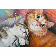 Картина стразами остров сокровищ (алмазная мозаика) 30х40 см, "Тёплая дружба", без подрамника