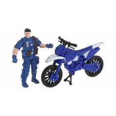 Набор солдатиков с мотоциклом Полиция Играем вместе