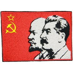 Нашивка, патч, шеврон "Ленин. Сталин" 100x70mm PTC161 22 ПИНГВИНА