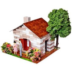 Конструктор из кирпичиков Архитектурное моделирование "Домик", игровой набор из 130 деталей