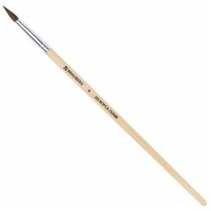 Кисть BRAUBERG, из ворса пони, круглая, № 4, 200190