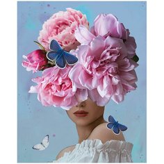 Алмазная мозаика «Вдохновение», LMC032 / 50х65 см / Полная выкладка / Холст на подрамнике / Картина стразами Цветной