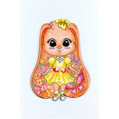 Деревянный пазл для детей и взрослых /Зайка Принцесса /подарочный набор/головоломка/игра Active Puzzles