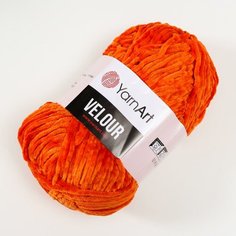 Пряжа "Velour" 100% микрополиэстер 170м/100г (865 рыжий) Yarn Art