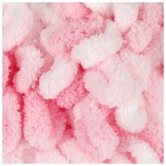 Пряжа "Puffy color" 100 % микрополиэстер 9м/100г (5863 розово-белый)./В упаковке шт: 1 Alize