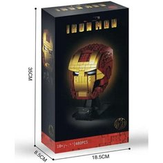 Конструкторы iron/ man Конструктор Мстители Iron Man/ Шлем железного человека, 480 деталей Marvel Studios
