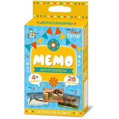 Настольная игра Мемо. Динозавры Games Десятое королевство