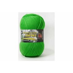 Пряжа Color City Каракульская овечка ярко-зеленый (2450), 60%шерсть ягненка/40%искусственный кашемир, 480м, 100г, 1шт