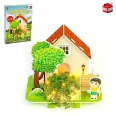 Конструктор 3D "Уютный домик", 16 деталей Unicon
