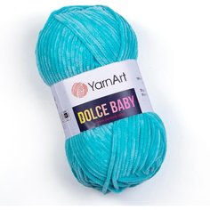 Пряжа YarnArt Dolce baby, 50 г, 85 м, 1 шт., 746 бирюзовый