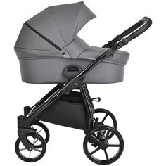 Коляска 2 в 1 Tutis Novo Кожа 2023 Dark Grey