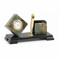 Мини-набор из офиокальцита "Кубик" 117544 Уральский сувенир