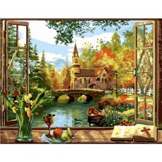 Картина по номерам Домик пастора 40х50 см Hobby Home