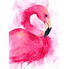 Картина по номерам Розовый фламинго 40х50 см Hobby Home