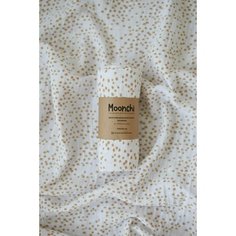 Пеленка Moonchi из муслина с принтом "Крапинки", 120х95 см, хлопок 100%