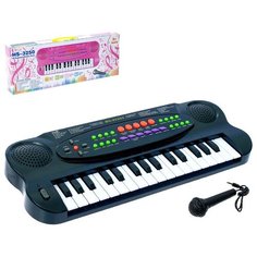 Синтезатор «Музыкальная игра» с микрофоном, 32 клавиши Noname