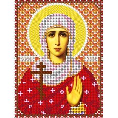 Алмазная мозаика икона Святая Галина 17*23 см Diamant