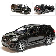 Машина Kia Sorento Prime, инерционная, черный, Технопарк, 12 см