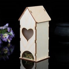 Чайный домик "Сердечко", 9х9х22 см Дарим красиво
