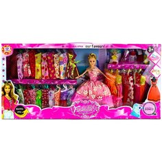 Кукла с малышкой и набором платьев Girl Fashion / Y02B1 Denco Store