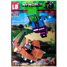 Конструктор Minecraft. Мини фигурки майнкрафт LB+