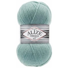 Пряжа ALIZE Superlana Tig (Суперлана тиг) - 2 шт цвет: 463 мята, 25%шерсть, 75% акрил, 570м/100г