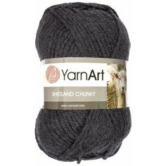 Пряжа YarnArt Shetland Chunky: 632 антрацит / 5 шт / 150 м / 100 г / виржин шерсть 50%, акрил 50%