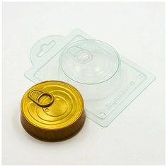 Банка икры - формочка для мыла и шоколада из толстого пластика Any Molds