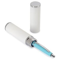 Ручка шариковая автоматическая Bruno Visconti "SAN REMO", синяя, 1,0мм, корпус голубой, футляр