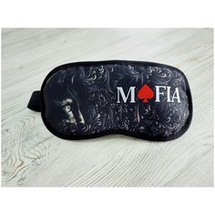 Маска для игры Мафия с рисунком Черная Кошка ЭнигмаСтиль