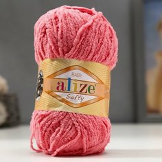 Пряжа "Softy" 100% микрополиэстер 115м/50гр (265 персик) Alize