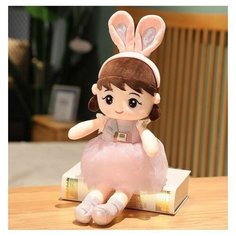 Мягкая кукла / Интерьерная кукла розовая юбка 35 см Shir Shok