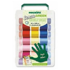 Набор ниток SensaGREEN №40 Quilt Box 40*1000м Madeira, 8050