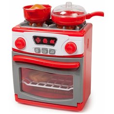 Набор "Кухня"(плита, кастрюля, сковородка,2шт куриц)в коробке Китай