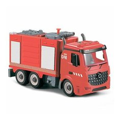 Пожарная машина-конструктор, фрикционная, свет, звук, вода Funky Toys