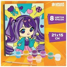 Картина по номерам «Сладкое настроение», 21х15 см Нет бренда