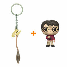 Набор Harry Potter фигурка Harry With The Stone + брелок Nimbus 3D Ab Ystyle