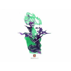 Плакат, постер на бумаге Dota 2: Death Prophet/Дота 2: Дез Профет/игровые/игра/компьютерные герои персонажи. Размер 30 на 42 см