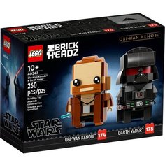 Конструктор LEGO Star Wars BrickHeadz 40547 Obi-Wan Kenobi & Darth Vader (Оби-Ван Кеноби и Дарт Вейдер)