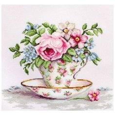 Luca-S Набор для вышивания B2321 Цветы в чайной чашке