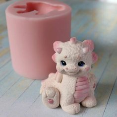 Силиконовая форма для мыла, Дракончик Бусинка Helena Mold