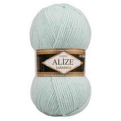 Пряжа Alize Lanagold (Ланаголд) - 5 шт Цвет: 522 мятный 49% шерсть, 51% акрил 100г 240м