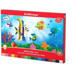 Пластилин 18 цветов, 324 г, ErichKrause ArtBerry, со стеком, в картонной упаковке