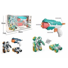 Набор Тир - бластер, робот-квадроцикл, пули 6 шт 648-67 Нет бренда