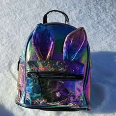 Детский дошкольный мини рюкзак для девочки, мультицвет металлик Dawei