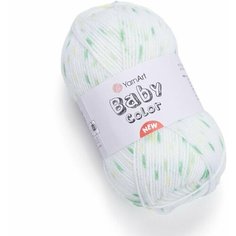 Пряжа YarnArt Baby Color (ЯрнАрт Бэби Колор) Нитки для вязания, 50г, 150м, 100% акрил, цвет 216, 5шт