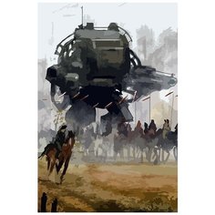 Картина по номерам на холсте настольная игра Серп Iron Harvest - 6981 В 60x40