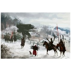 Картина по номерам на холсте настольная игра Серп Iron Harvest - 6989 Г 60x40