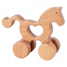 Деревянная игрушка-каталка Лошадка Leader